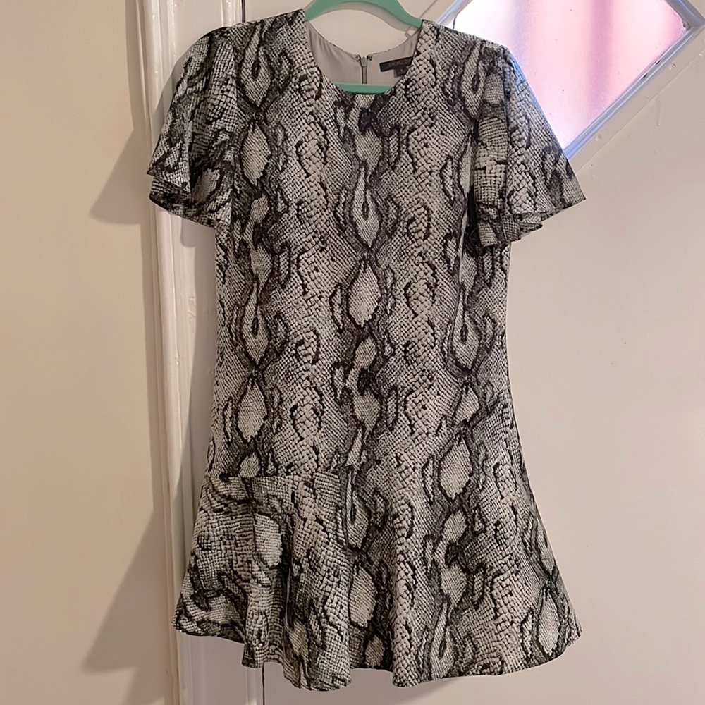 Rachel Zoe snake print dress
